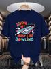 Unisexs Crew Neck T Shirt Living My Best Life Golf Club Ball Graphic Short Sleeve Casual Cotton Golf Sports Lover Streetwear Tees