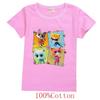 Game Super Cat Costume Kids SuperKitties T Shirt Baby Girls Summer Clothes Toddler Boys Cotton Tshirt Children Short Sleeve Tops