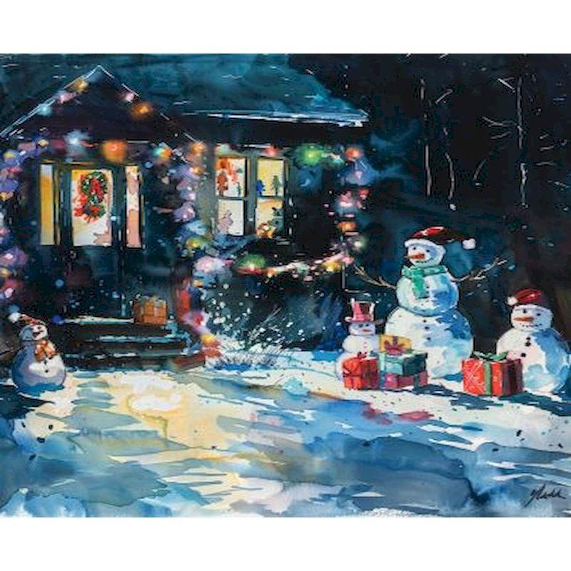 

GATYZTORY Christmas 40x50cm Painting by Numbers with Frame for Children Kids Acrylic Paint Drawing On Canvas Personalized Gift 30x20cm no frame