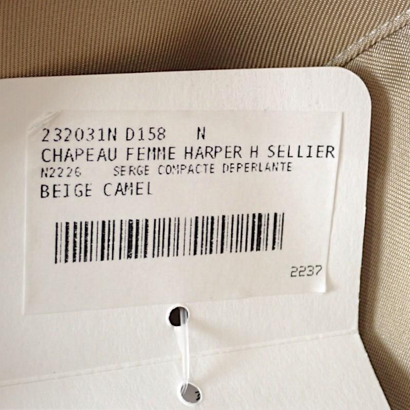 HERMES  H232031N_D158  hat beige cotton Women