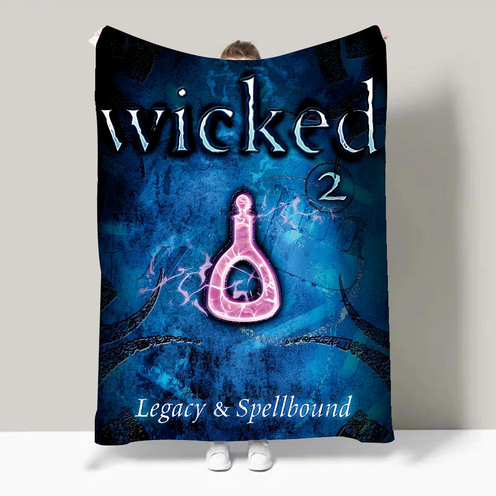 Movie W Wicked 2025 Blanket Design Lightweight  For Dorms, Naps, Living Room, Office,Sofa