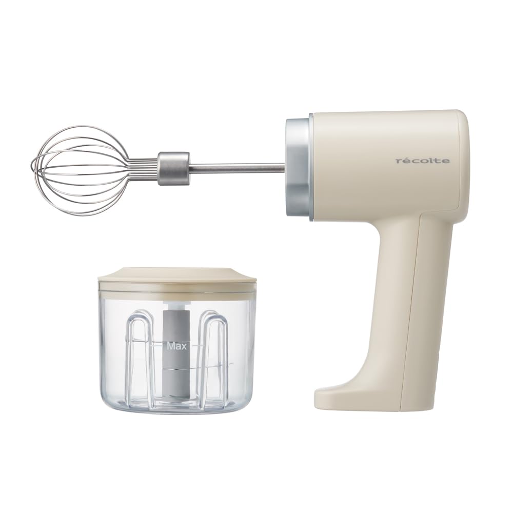 

Recolte Cordless Whip Chopper recolte Cordless Whip Chopper & RCW-1 & (Cream White)