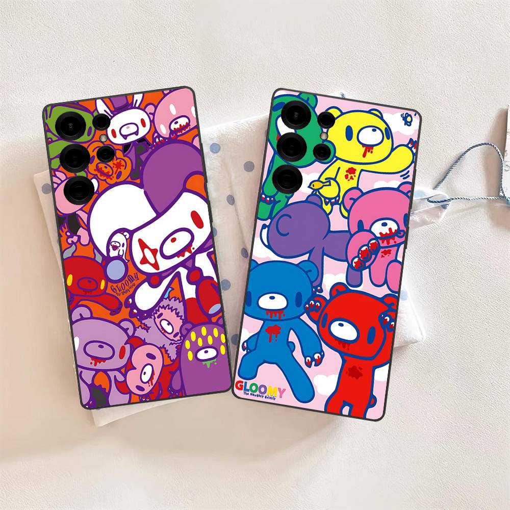 Cartoon G-gloomys Bear Phone Case For Samsung S 24 Fe 25 Ultra Plus 20 Lite 21 30 22 23 24 22 Ultra 5G Fundas