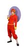 Gintama Kagura Tenue Kung Fu Costume Cosplay avec Cheveux Taille L [WELLERS] Accessoire à Manches Longues,