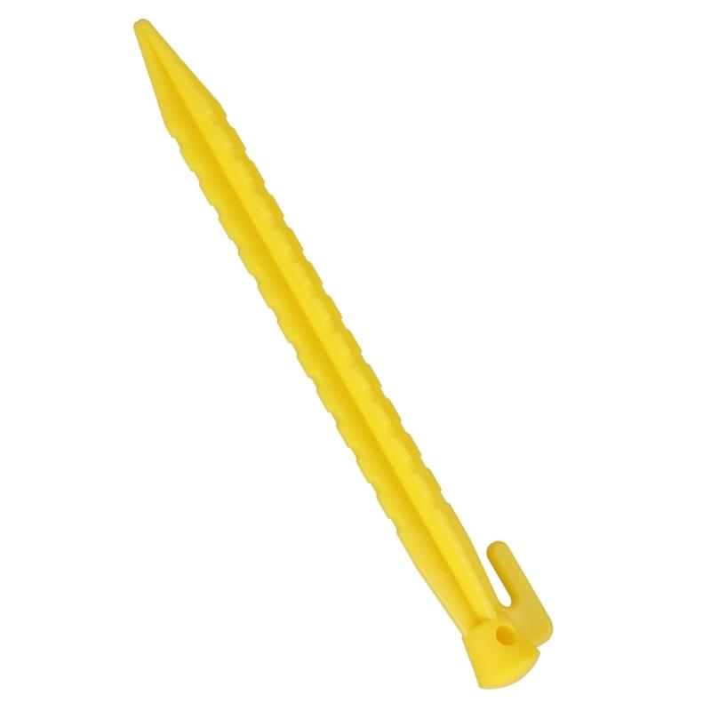 10Pcs Canopies Stake Plastic Tent Peg Anchors Yard Lawn Peg Outdoor Campings Stake for Fixings Tent Tarps Awnings