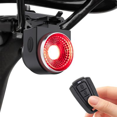Bicicleta de cola inteligente Freno automático Alarma de seguridad para bicicleta USB alto Manual de instrucciones japonés incluido Bicicleta de seguridad trasera LAOPAO Ciclismo de ciclo cruzado