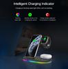 VAORLO 15W 3IN1 Drahtlose Ladegerät Schnell Ladung Für iphone 12 12pro 13 13pro Schnell Laden Telefon Docking Ladegerät Für airpod iWatch