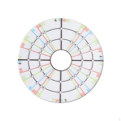 Divisore circolare in ceramica, strumento per modellare, accessori, rifinitore per argilla,