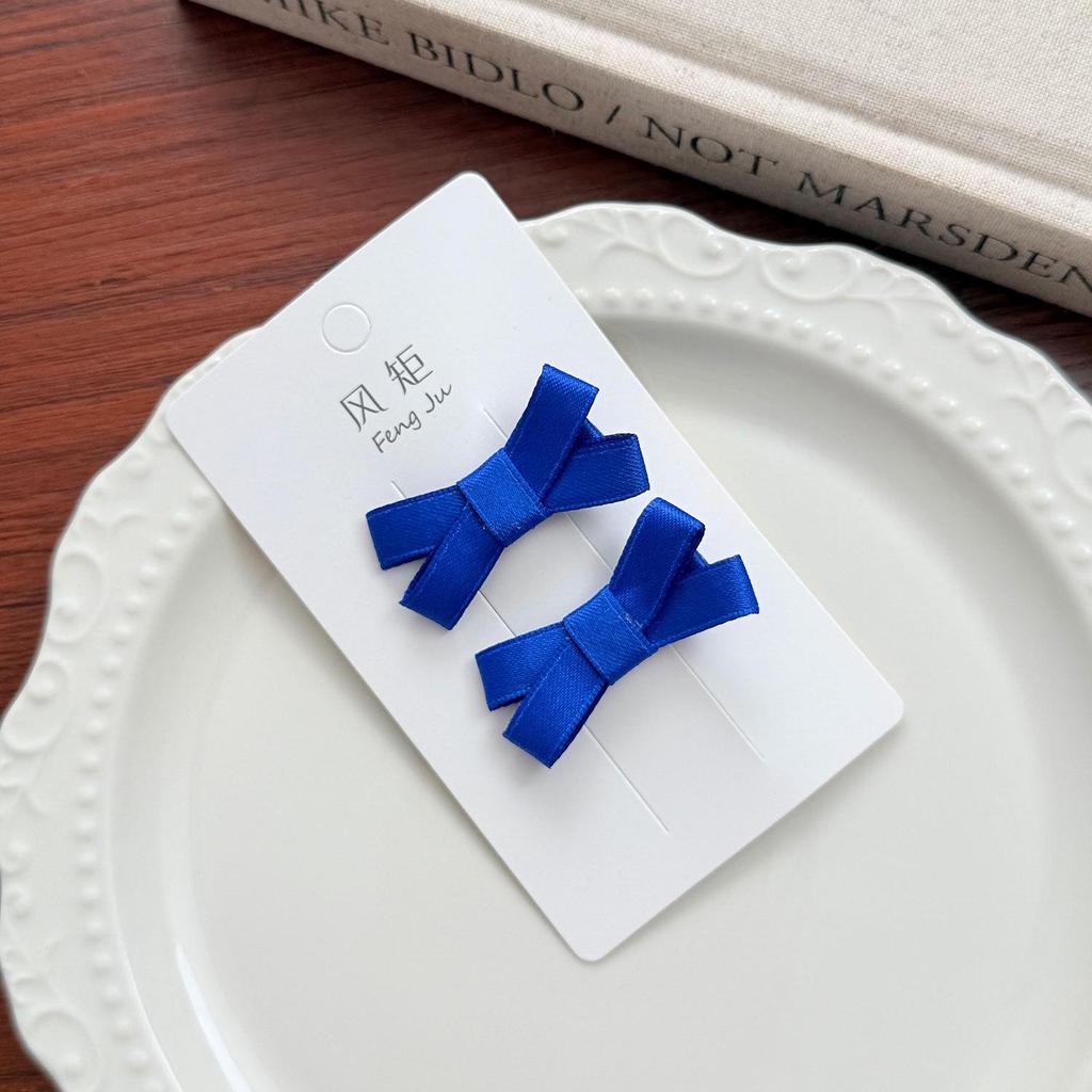 Handmade Korean-Style Cute Small Bow Hair Clip for Children