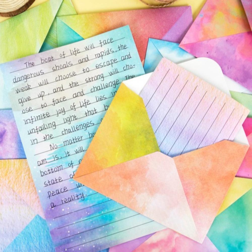 160pcs DIY Postcards Letter Paper and Envelope Set Greeting Cards  Holiday Decorations