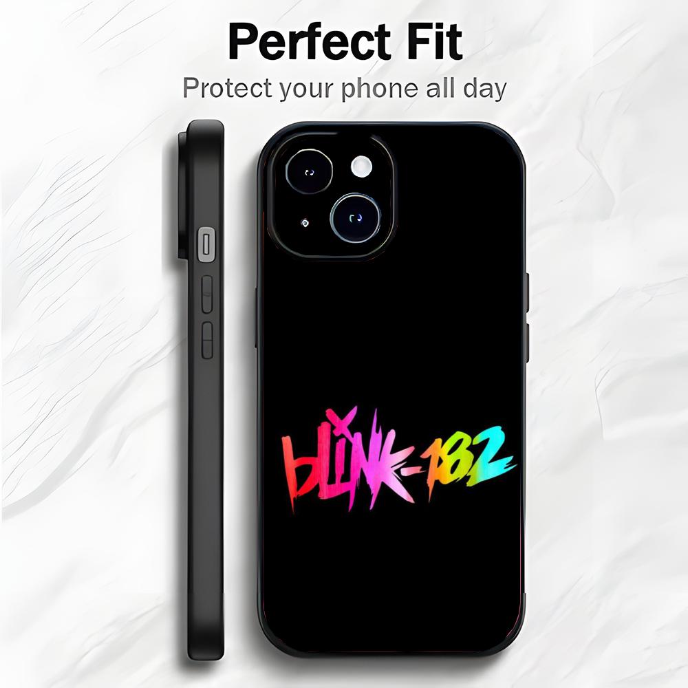 Pop Punk Band B-Blink-182 Phone Case Phone Case Soft Packaging Lightweight For iPhone17 16 15 14 13ProMax