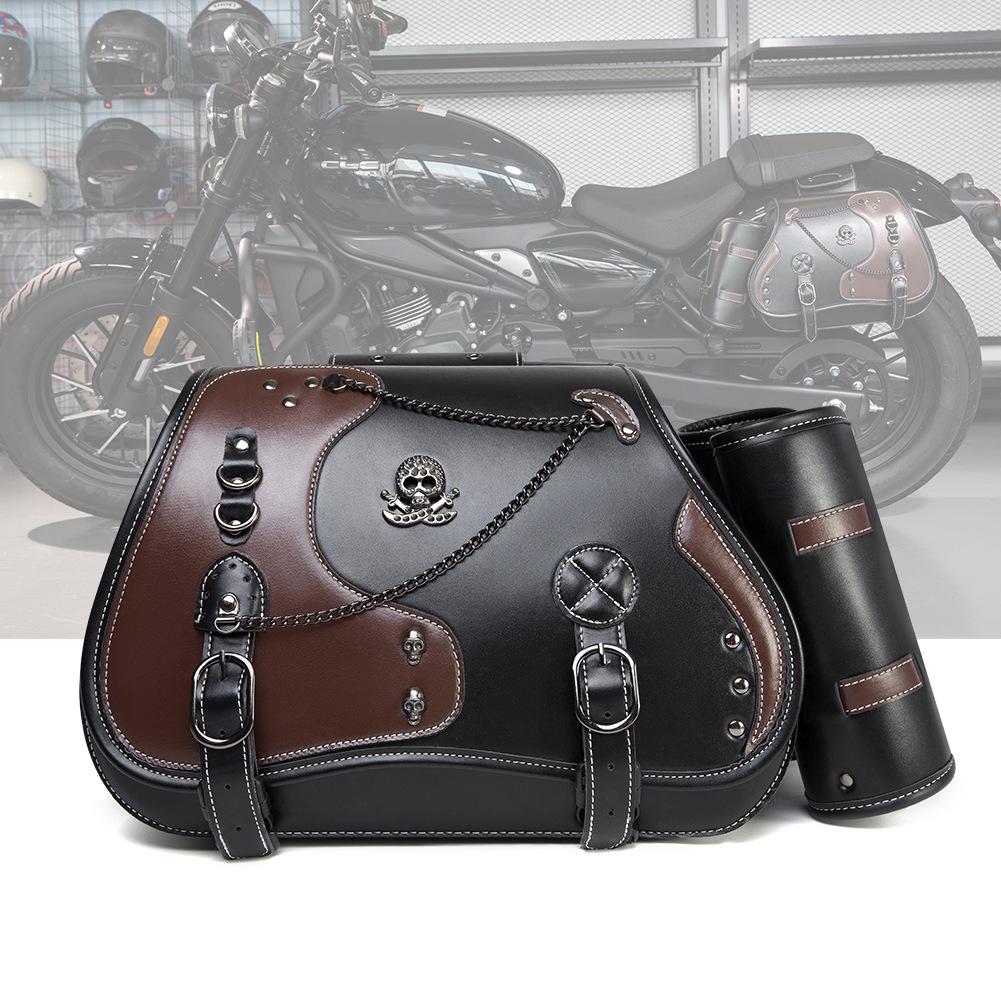 

Punk Motorcycle Side Bag Harley Cruise Prince Modified Side Bag Side Bag Side Bag Side Bag Tools Cross Bag Saddle Bag