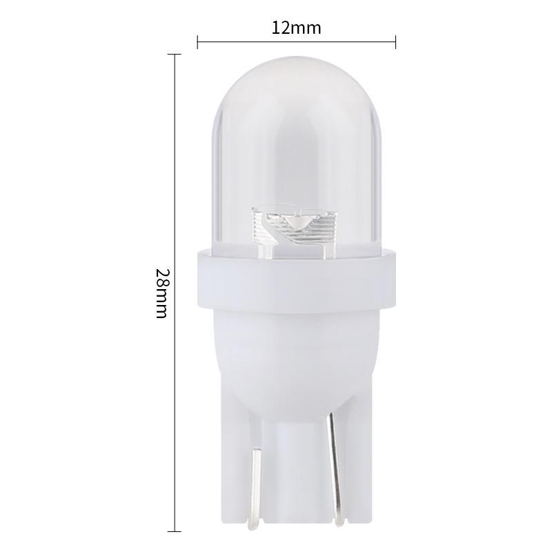 30pcs Car T10 Led Bulbs LED Light Cold White Silica Auto Interior Dome Reading Wedge Side Door Trunk Lamp License Plate Lamp 12V Bulbs 7