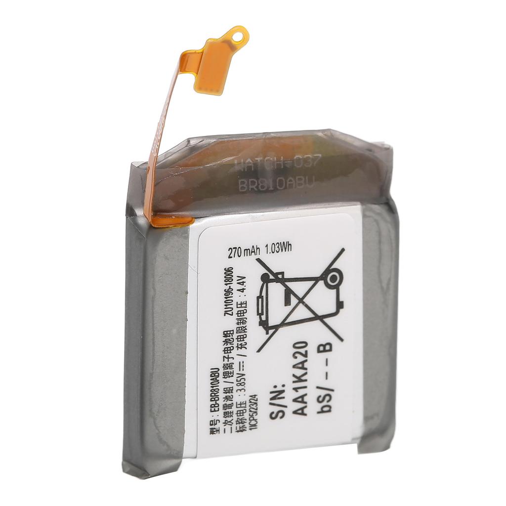 EB BR810ABU Akku-Ersatz für Galaxy Watch Gear S4 42 mm SM R810 R815U, 1,03 Wh, 270 mAh, 3,85 V