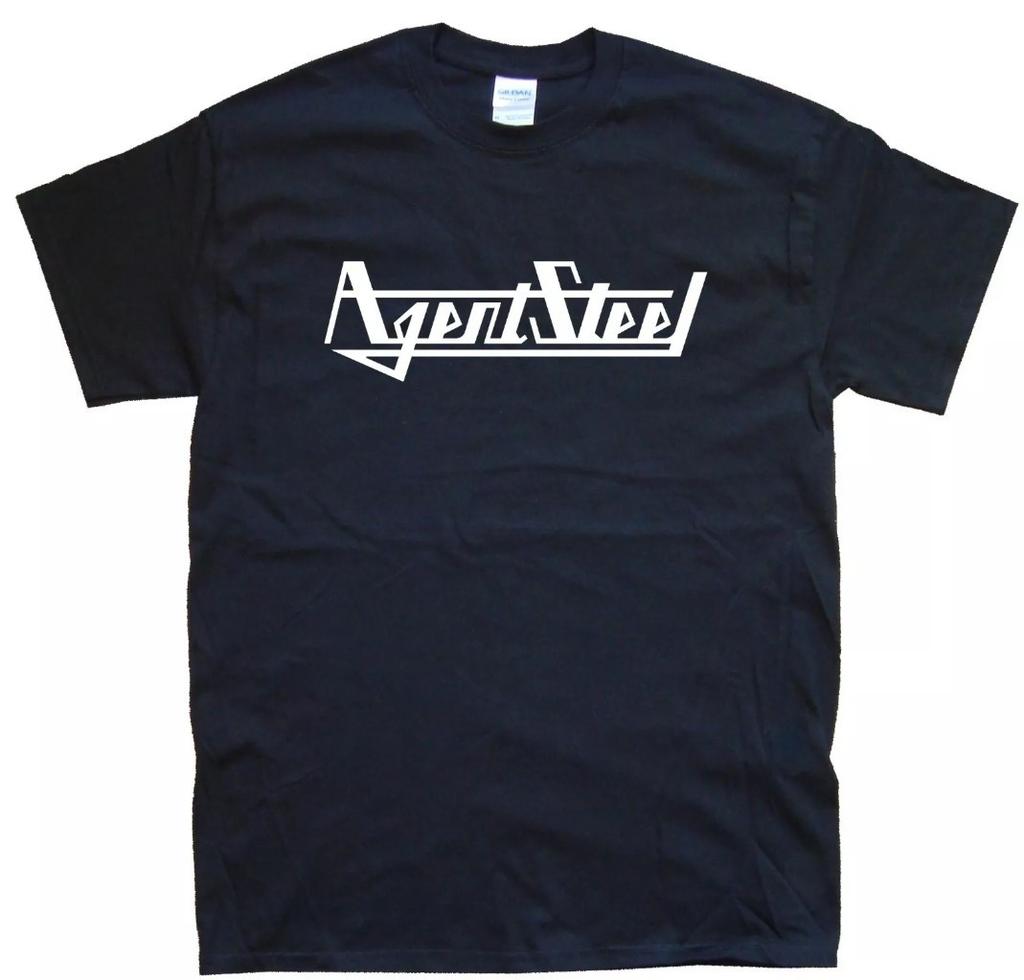 AGENT STEEL new T-SHIRT All sizes S M L XL XXL colours Black, White