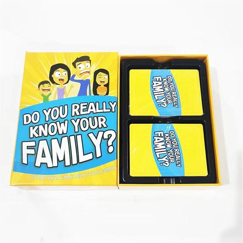 Genuinedo You Really Know Your Family Educational Board Game For All Ages