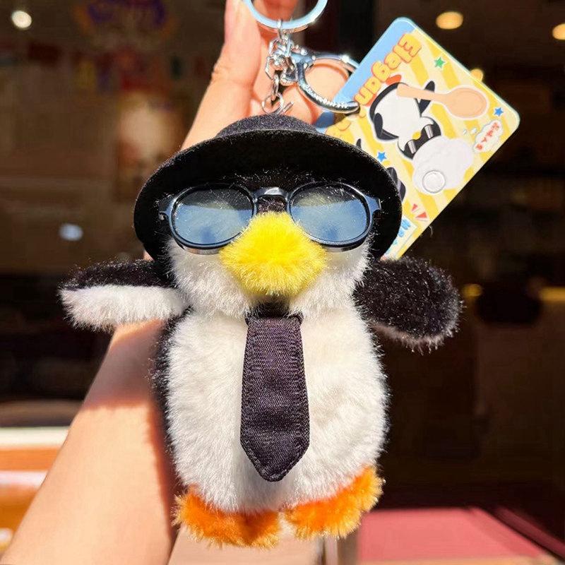Cute Penguin Animated Character Series Cute Plush Animal Doll Backpack Pendant Decoration Trendy Toys Peripheral Surprise Gifts