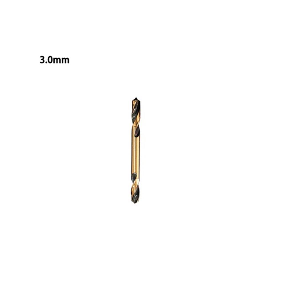 High Speed Steel Doubleheaded Auger Drill Bit 1pc For Drilling For Metal Wood with Hand Drill and Electric Drill