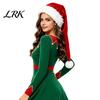 Comfortable Polyester Xmas Party Favor Classic Christmas Hat with Spire, Soft Plush Festive Red Cap, Holiday Theme Costume Prop for Kids One