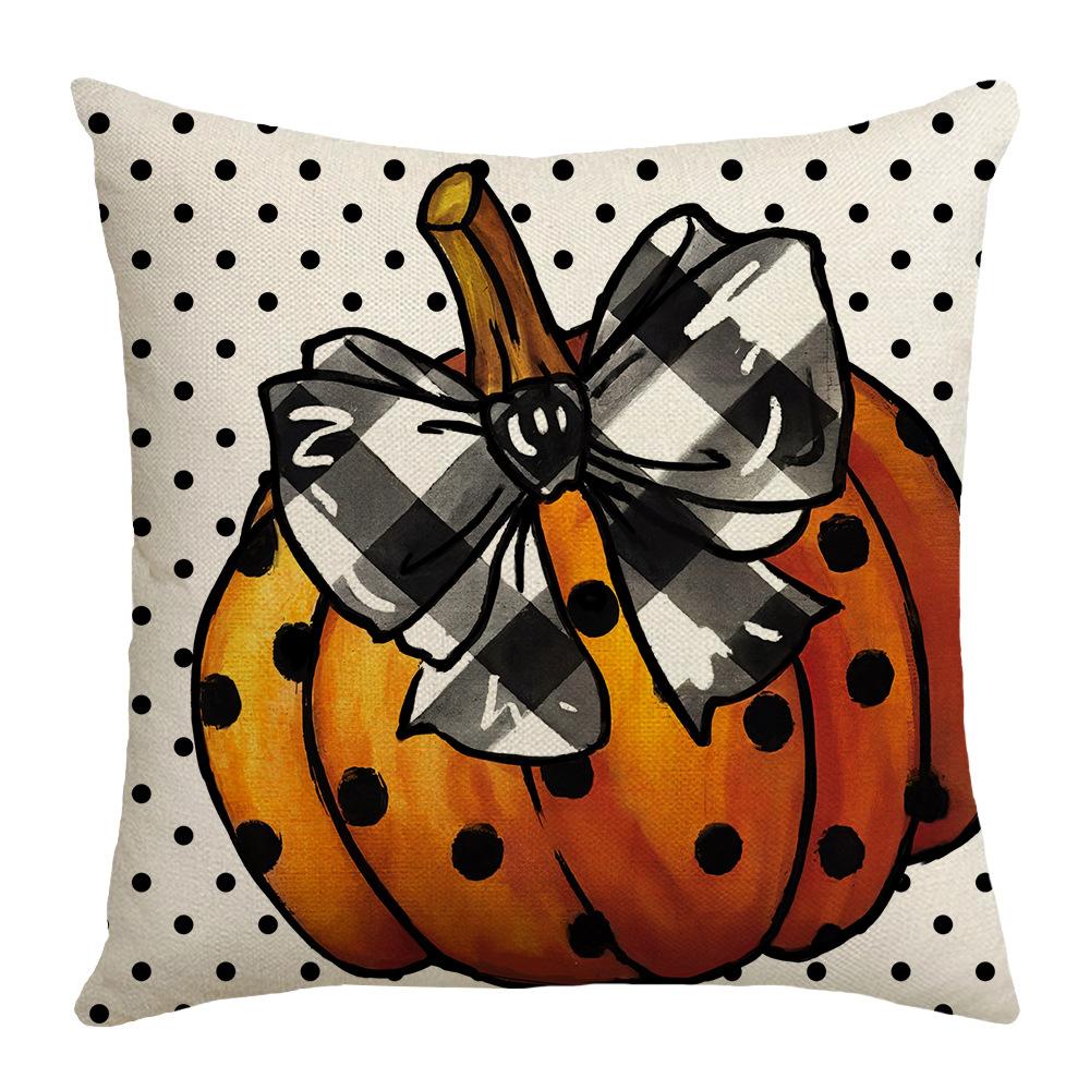 

New Halloween Cushion Cover Sofa Cushion Pillow Cover Linen Halloween Home Decor Cushion Pillow Cover 45 * 45Cm (without core)