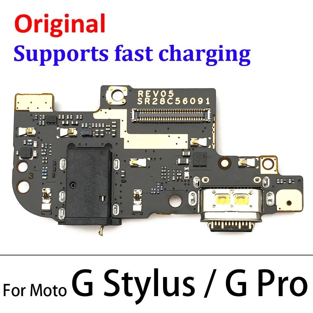 USB Charging Port Board Flex Cable Connector For Moto G9 G10 Power G Stylus Play One 5G G 5G E7 Plus One Hyper G30 G50
