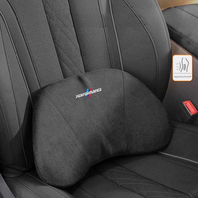 Car Seat Head Support Suede Memory