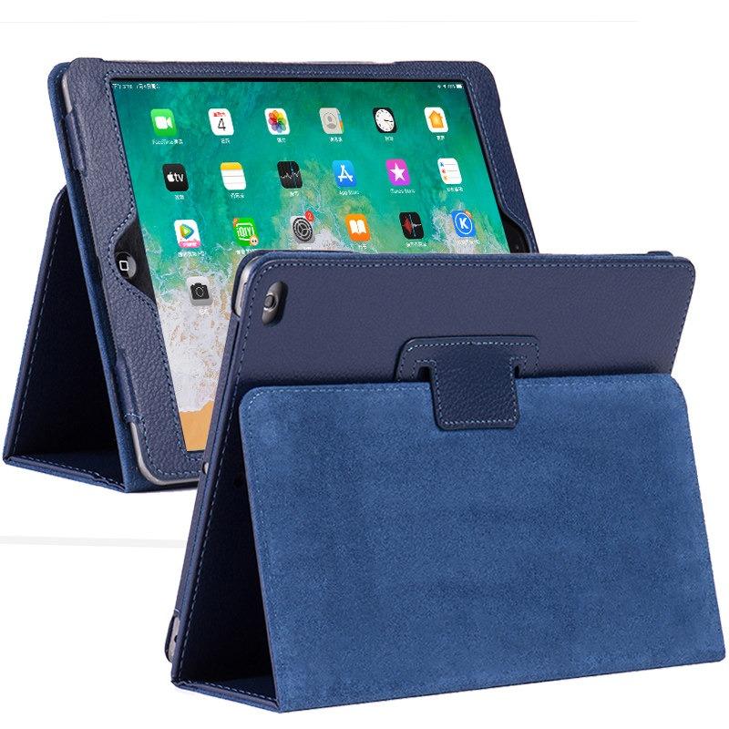 Flip Case voor iPad 2 3 4 iPad Cover A1395 A1396 A1397 A1416 A1430 A1403 A1458 A1459 A1460 PU Leer Funda para iPad Mini 4 Capa iPad Air11 2024-2026 donkerblauwe kleur