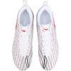 Li Ning MG Multi Ground Artificial Turf TPU Cushioning Slip Resistant Soccer Shoes Unisex White Red YSFU043-4