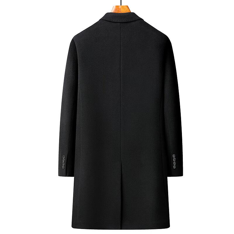 FAPAI Men's 2-in-1 Wool & Down-Lined Coat