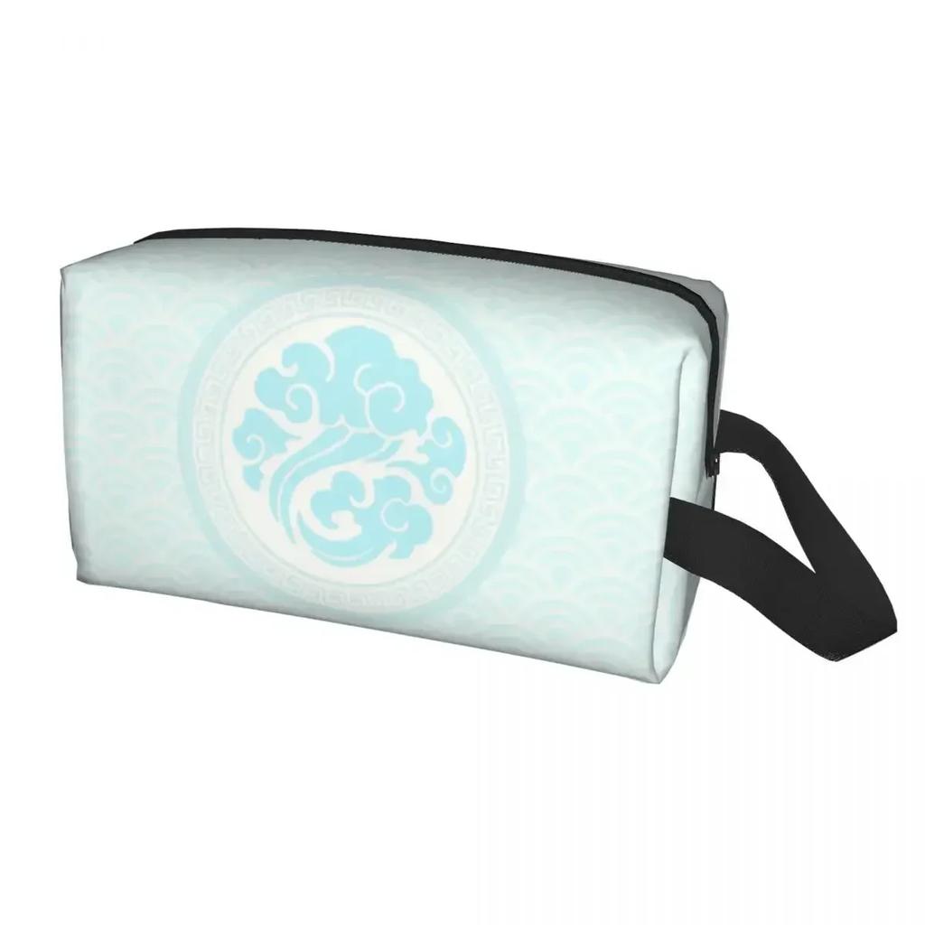 Logo Sekty Gusu Lan Kosmetyczka Kobiety Podróżny Organizer na Kosmetyki Moda The Untamed Wei Wuxian Przechowywanie Torby na Przybory Toaletowe