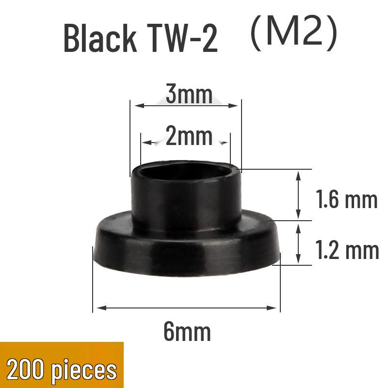 T-shaped Insulating Nylon Washer & Sleeve Assortment for M2-M12 Screws