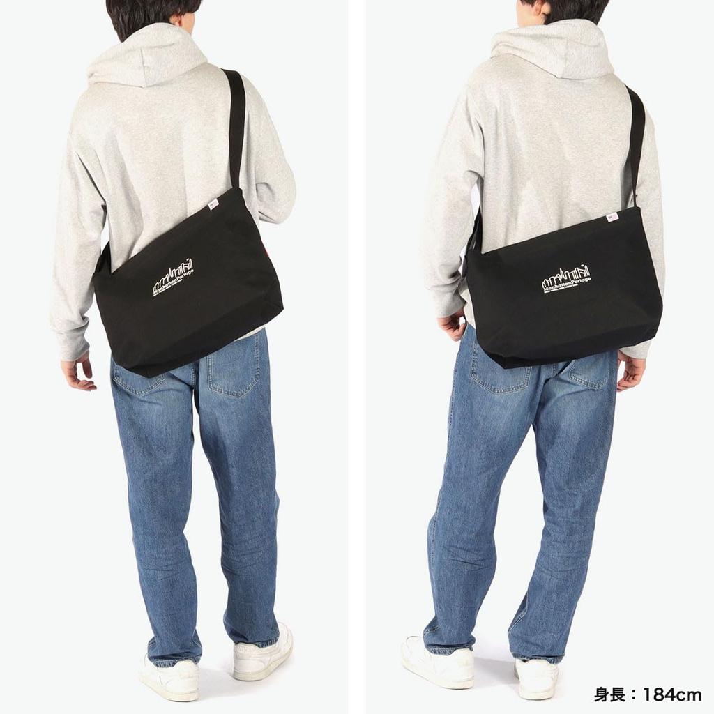 Echte Umhängetasche MP1482CNVS Clearview Umhängetasche Canvas BLK [Manhattan Portage] [Offiziell]