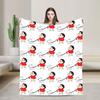 Cute Cartoon Crayon Shin-chan Blanket  Wool Funny Breathable Throw Blankets for Home Textile Decor