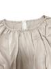 European & American Style Waist-Cinching Solid Color Pleated Dress - Loose Fit, Long-Sleeved, Summer Collection for Women