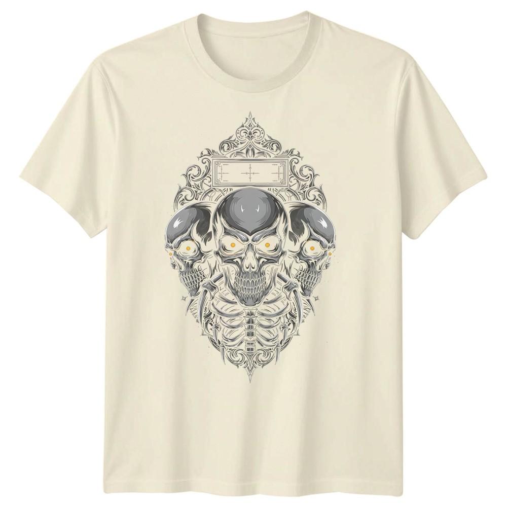 Skulls Dark Art Unisexs TShirt Ornate Graphic Tee