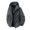 Men's Solid Color Jacket Men's Casual Cports Outdoor Mountaineering Waterproof Jacket