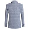 Spring and Autumn Men's Small Suit Fashion Korean Version Plaid Non-ironing Suit Men's Jacket Casual Small Suit Men's