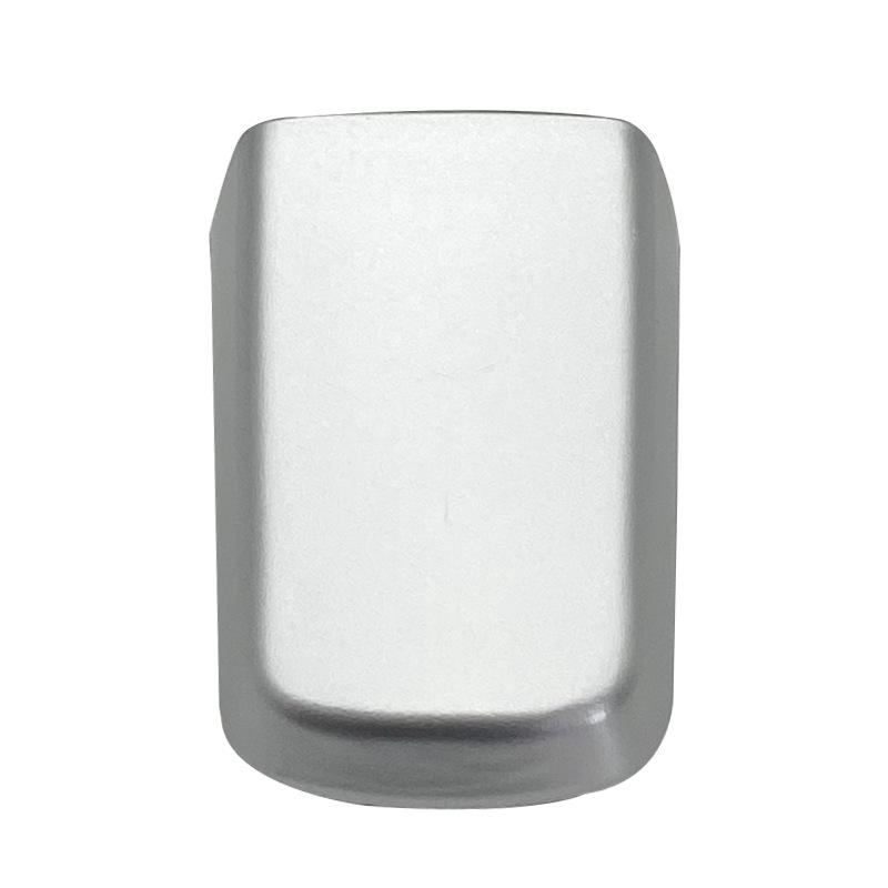 Front Outer Door Handle Cover with Keyhole for 08-15 Qashqai, Moonlight Silver