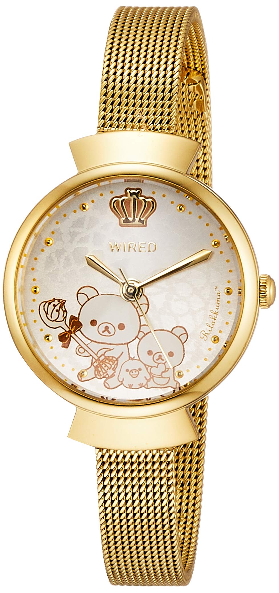 

Проводные F AGEK748 Золотые часы [Seiko Watch] Женские