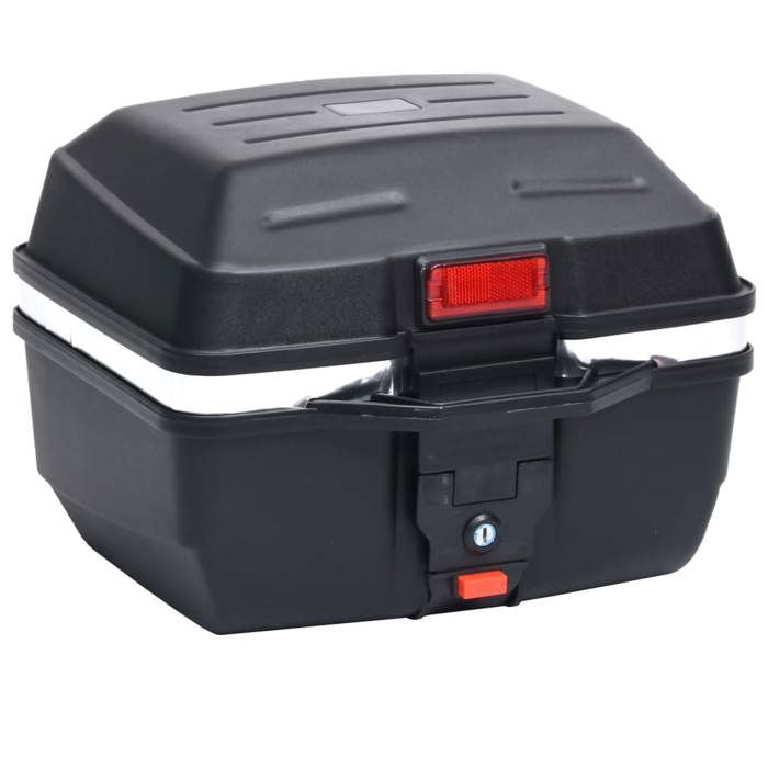 Boîte de moto - vidaXL - 150673 - 24 L - Noir - PP de haute qualité
