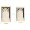 VIKAMA Multi-Style Floral Islamic Prayer Rug Portable Muslim Salah Mat Ramadan  Gift Honeycomb Arch Home Decor Prayer Carpet