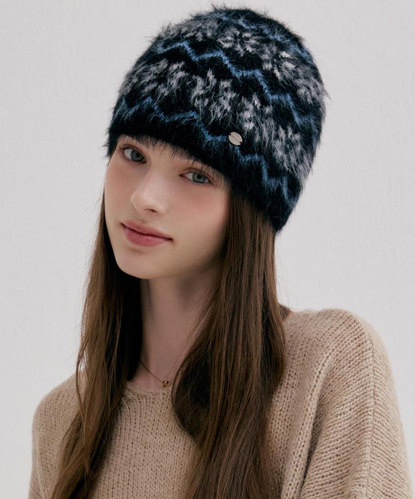 Mineti Nordic Snowflake Beanie B 12525 Mtj