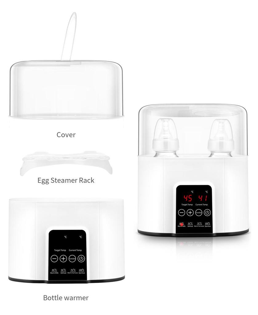 Adjustable Temperature Baby Bottle Warmer for Heating and Thawing Breast Milk