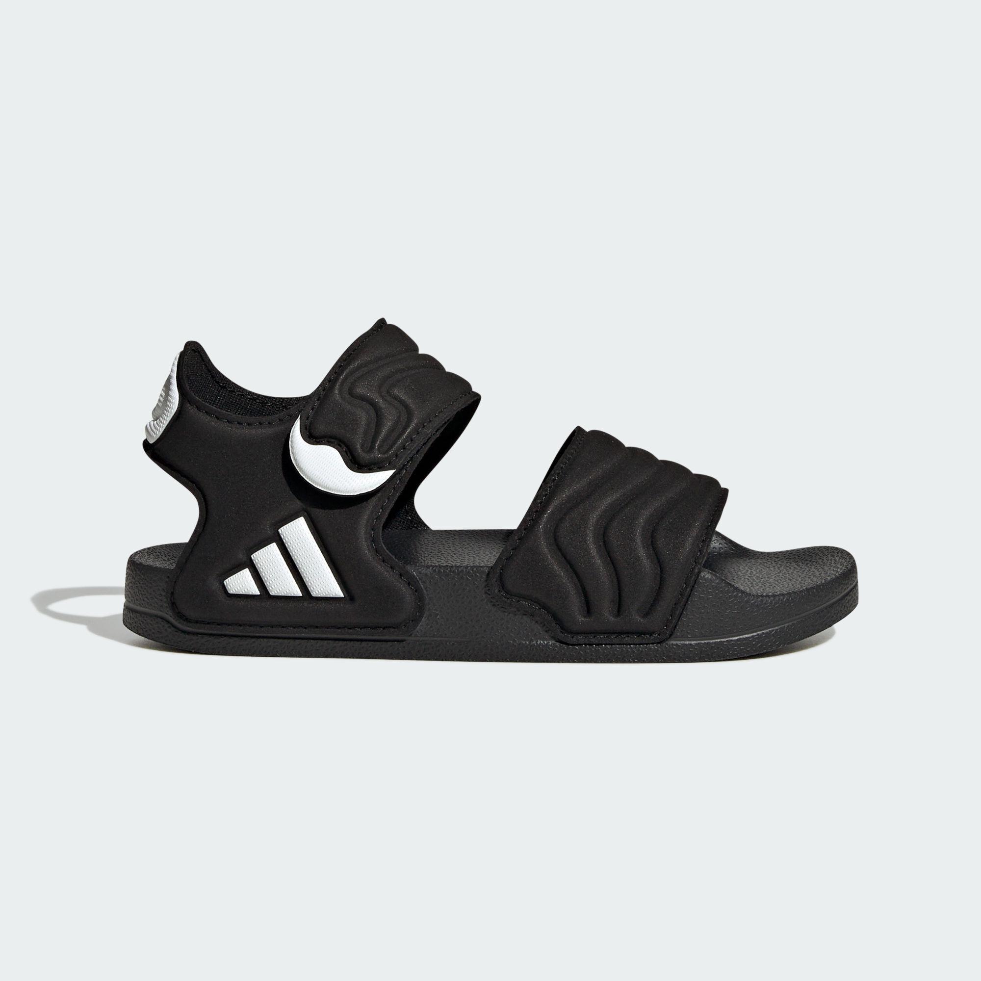 Adidas ADILETTE SANDAL 3.0 Support Low top Sandal Black White Kids  29