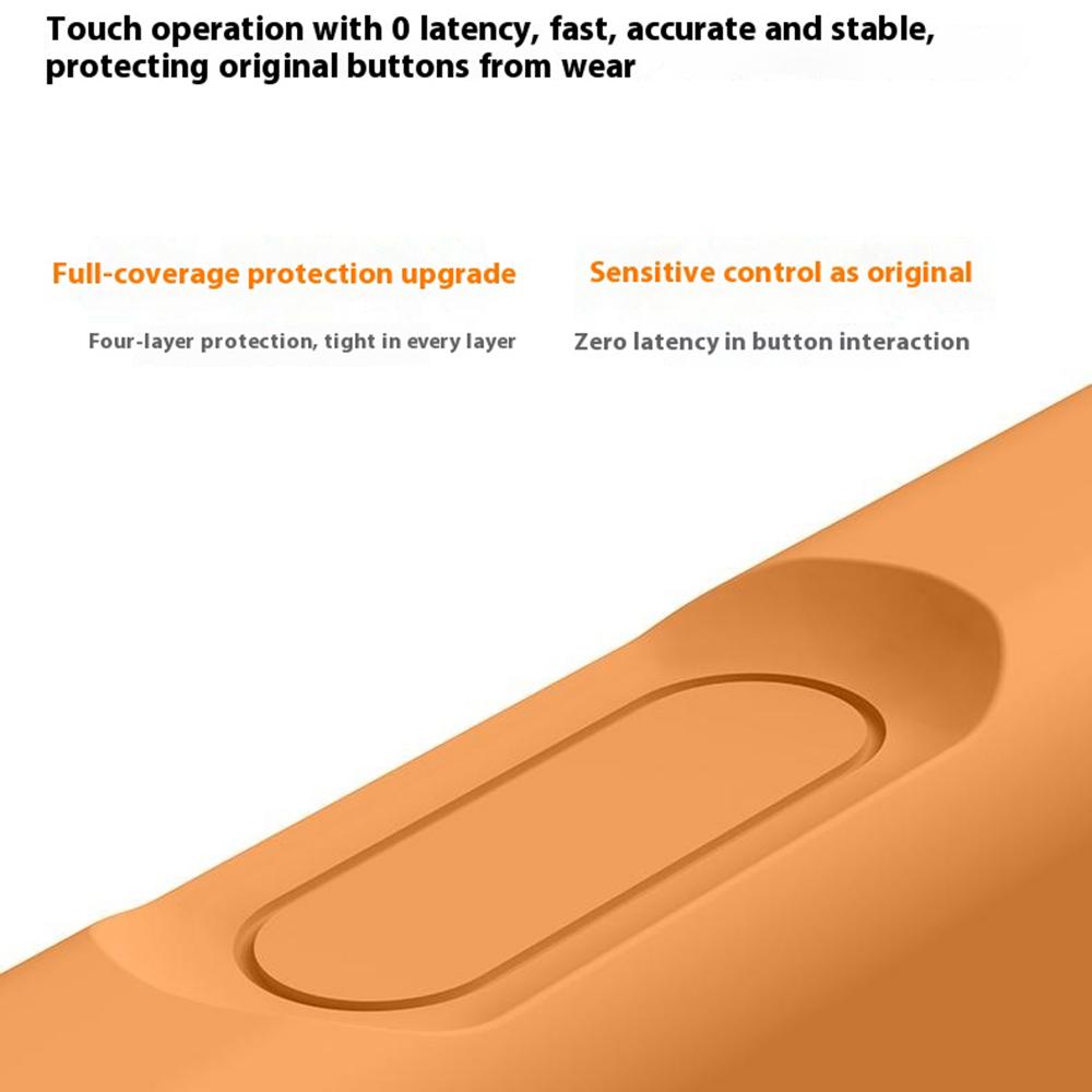 For iPhone 16 Case Soft Touch Liquid Silicone Phone Cover with Camera Touch Control Button