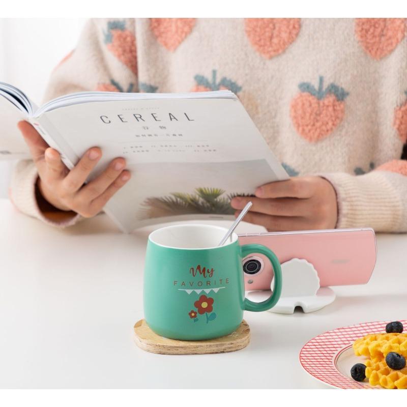 Creative Cartoon Dinosaur Mug with Lid Spoon Three Dimensional Cover Student Couple Office Home Ceramic Mug Souvenir