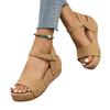 European and American platform sandals 22 summer large size fish mouth rivet buckle muffin non-slip