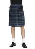 Falda plisada de cuadros para hombre: Estilo Festival Escocés, Lino Transpirable, Tallas M-XL.