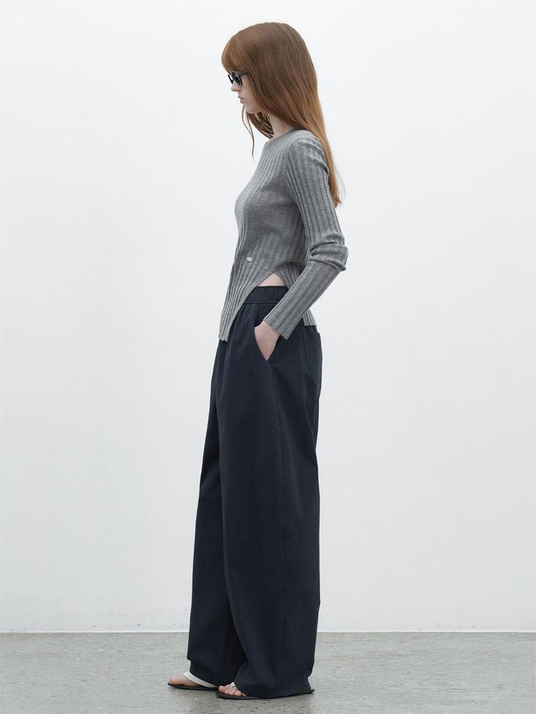 ATELIER NAIN Wide Shirring Volume Pants (Pt-5748)