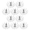 10Pcs Stainsless Steels Squid Hook Sea Fishings Fishes Hook Squid Jig Fishings Baits Hook Barbed Umbrellas Fishings Hook